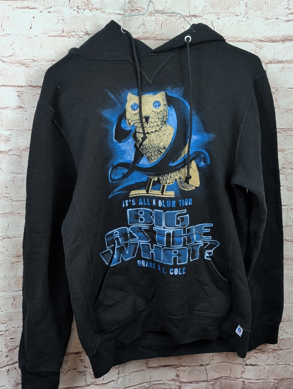 Black Drake & J. Cole 'Big as the What?' Tour Hoodie Small
